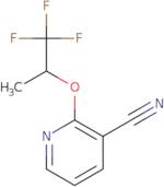 2-[(1,1,1-Trifluoropropan-2-yl)oxy]pyridine-3-carbonitrile