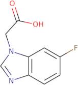 2-(6-Fluoro-1H-1,3-benzodiazol-1-yl)aceticacid