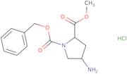 (2S,4S)-1-Cbz-4-amino pyrrolidine-2-carboxylic acid methyl ester hydrochloride