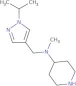 N-Methyl-N-{[1-(propan-2-yl)-1H-pyrazol-4-yl]methyl}piperidin-4-amine