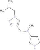 N-Methyl-N-{[1-(2-methylpropyl)-1H-pyrazol-4-yl]methyl}pyrrolidin-3-amine