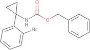 Benzyl N-[1-(2-bromophenyl)cyclopropyl]carbamate