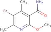 5-Bromo-2-methoxy-4,6-dimethylpyridine-3-carboxamide