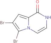 6,7-Dibromo-1H,2H-pyrrolo[1,2-a]pyrazin-1-one