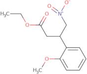 Ethyl 3-(2-methoxyphenyl)-4-nitrobutanoate