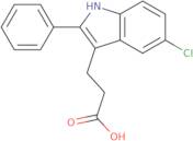 3-(5-Chloro-2-phenyl-1H-indol-3-yl)propanoic acid