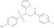 1-(4-Fluorophenyl)-3-(furan-2-yl)-3-tosylpropan-1-one