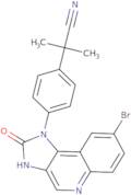 2-(4-(8-Bromo-2-oxo-2,3-dihydro-1H-imidazo[4,5-c]quinolin-1-yl)phenyl)-2-methylpropanenitrile