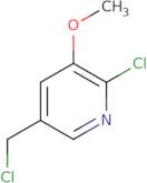 2-Chloro-5-(chloromethyl)-3-methoxypyridine