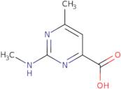 6-Methyl-2-(methylamino)pyrimidine-4-carboxylic acid