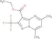 Ethyl 5,7-dimethyl-2-(trifluoromethyl)pyrazolo[1,5-a]pyrimidine-3-carboxylate