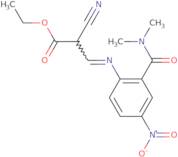 ethyl 2-cyano-3-{[2-(dimethylcarbamoyl)-4-nitrophenyl]imino}propanoate