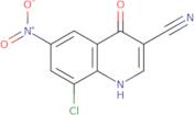 8-chloro-6-nitro-4-oxo-1,4-dihydroquinoline-3-carbonitrile