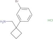 [1-(3-Bromophenyl)cyclobutyl]methanamine HCl