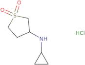 N-​Cyclopropyltetrahydr​o-3-thiophenamine 1,​1-​dioxide hydrochloride