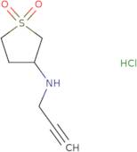 3-[(Prop-2-yn-1-yl)amino]-1λ6-thiolane-1,1-dione hydrochloride