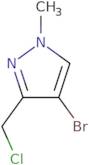 4-Bromo-3-(chloromethyl)-1-methyl-1H-pyrazole