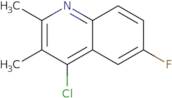 4-Chloro-6-fluoro-2,3-dimethylquinoline