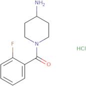 (4-Aminopiperidin-1-yl)(2-fluorophenyl)methanone hydrochloride