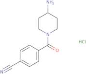 4-(4-Aminopiperidine-1-carbonyl)benzonitrile hydrochloride