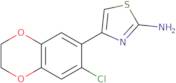 4-(7-Chloro-2,3-dihydro-1,4-benzodioxin-6-yl)-1,3-thiazol-2-amine