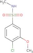 4-Chloro-3-methoxy-N-methylbenzene-1-sulfonamide