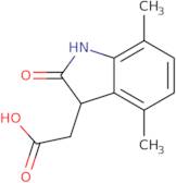 (4,7-Dimethyl-2-oxo-2,3-dihydro-1H-indol-3-yl)acetic acid