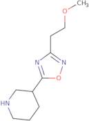 3-[3-(2-Methoxyethyl)-1,2,4-oxadiazol-5-yl]piperidine