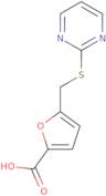 5-[(2-Pyrimidinylthio)methyl]-2-furoic acid