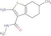 2-Amino-N,6-dimethyl-4,5,6,7-tetrahydro-1-benzothiophene-3-carboxamide