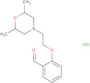 2-(2-(2,6-Dimethylmorpholino)ethoxy)benzaldehyde hydrochloride