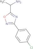 1-[3-(4-Chlorophenyl)-1,2,4-oxadiazol-5-yl]ethan-1-amine