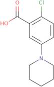 2-Chloro-5-piperidin-1-yl-benzoic acid