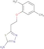 5-[2-(2,5-Dimethylphenoxy)ethyl]-1,3,4-thiadiazol-2-amine