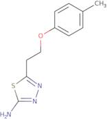 5-[2-(4-Methylphenoxy)ethyl]-1,3,4-thiadiazol-2-amine