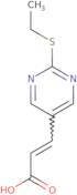 (2E)-3-[2-(Ethylthio)pyrimidin-5-yl]acrylic acid