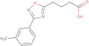 4-[3-(3-Methylphenyl)-1,2,4-oxadiazol-5-yl]butyric acid
