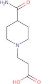 3-[4-(Aminocarbonyl)-1-piperidinyl]propanoic acid