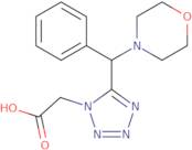 (5-[Morpholin-4-yl(phenyl)methyl]-1H-tetrazol-1-yl)acetic acid