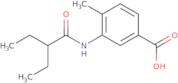 3-(2-Ethylbutanamido)-4-methylbenzoic acid