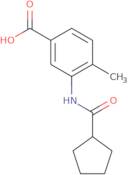 3-[(Cyclopentylcarbonyl)amino]-4-methylbenzoic acid