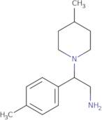 2-(4-Methylphenyl)-2-(4-methylpiperidin-1-yl)ethanamine