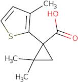 2,2-Dimethyl-1-(3-methyl-2-thienyl)cyclopropanecarboxylic acid