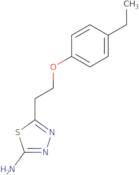 5-[2-(4-Ethylphenoxy)ethyl]-1,3,4-thiadiazol-2-amine