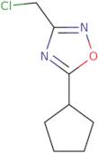3-(Chloromethyl)-5-cyclopentyl-1,2,4-oxadiazole