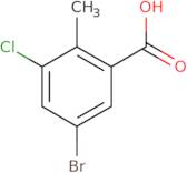 5-Bromo-3-chloro-2-methylbenzoic acid