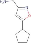 (5-Cyclopentyl-1,2-oxazol-3-yl)methanamine