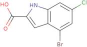 4-Bromo-6-chloro-1H-indole-2-carboxylic acid