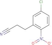 3-(5-Chloro-2-nitrophenyl)propanenitrile