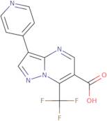 -3(Pyridin-4-Yl)-7-(Trifluoromethyl)Pyrazolo[1,5-A]Pyrimidine-6-Carboxylic Acid